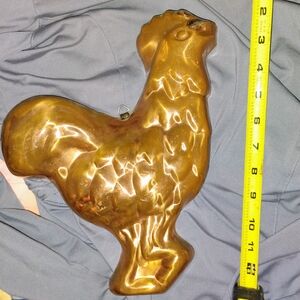 Gold Rooster Wall Accent